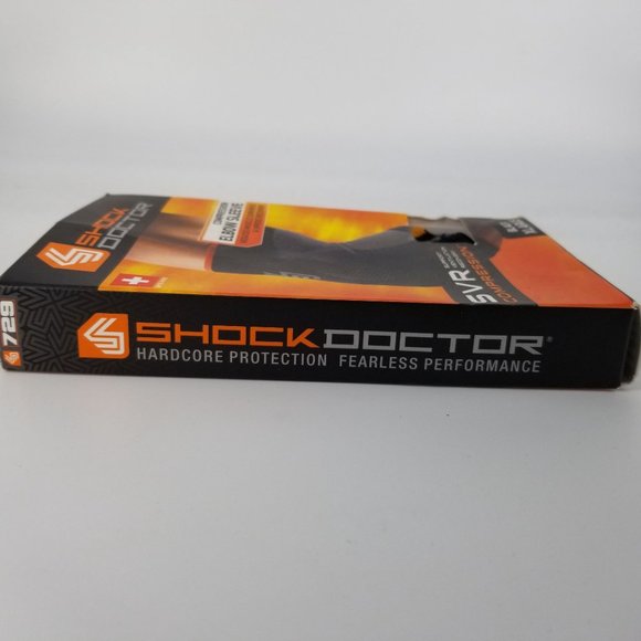 Shock Dr Elbow SVR Support Compression Sleeve XL 11" - 12" Black Swiss NEW - Picture 9 of 10